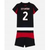 Baby Fußballbekleidung AC Milan Pervis Estupinan #2 Heimtrikot 2025-26 Kurzarm (+ kurze hosen)